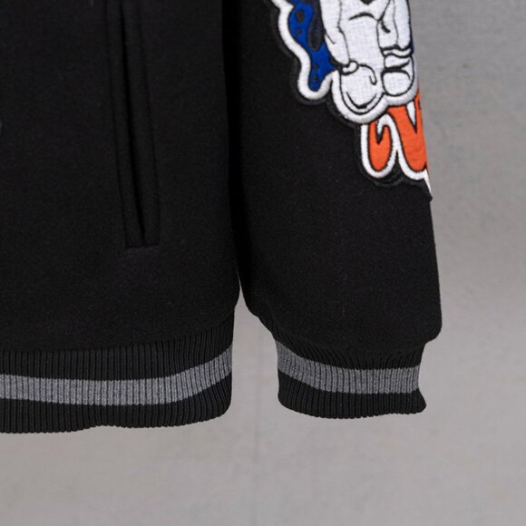 Off-White Embroidered Logo Baseball Jacket - Picture 5 of 8